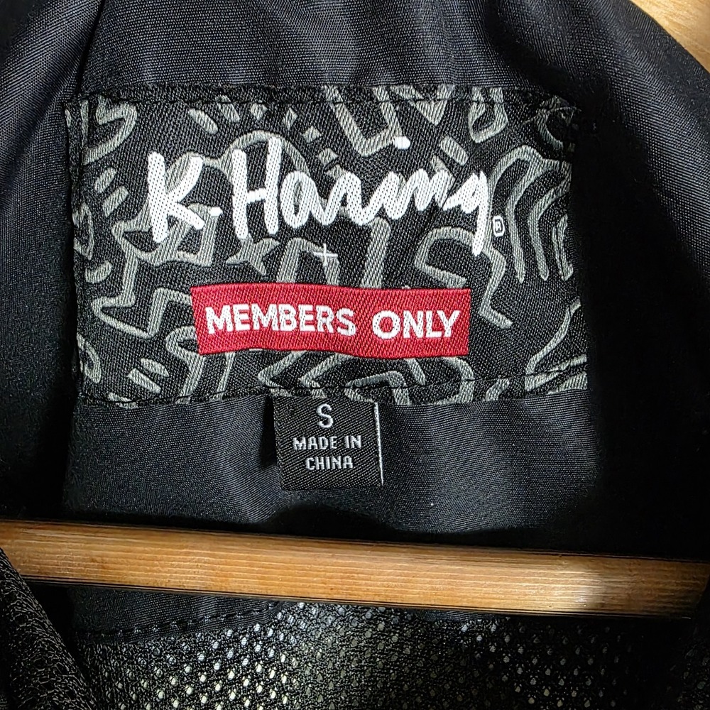 Members Only x Keith Haring Jacket Small Crowd Surfing Art Windbreaker 1/4 Zip - Picture 9 of 10